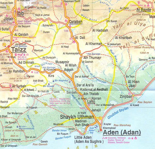 yemen aden road map